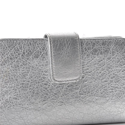 Balenciaga Agneau Classic Hardware Fold Wallet Gris Aluminum 8 of 11