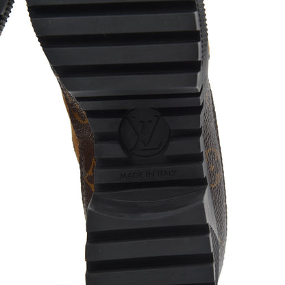 Louis Vuitton Suede Calfskin Monogram Laureate Platform Desert Boots 36 Cognac 6 of 6