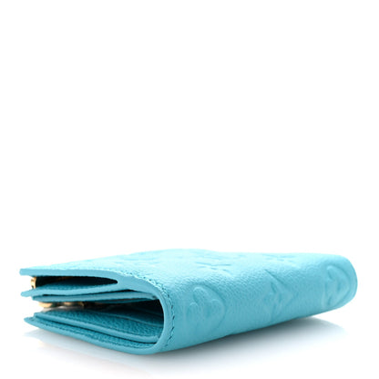 Louis Vuitton X TM Empreinte Monogram Lisa Wallet Kabira Blue 4 of 7