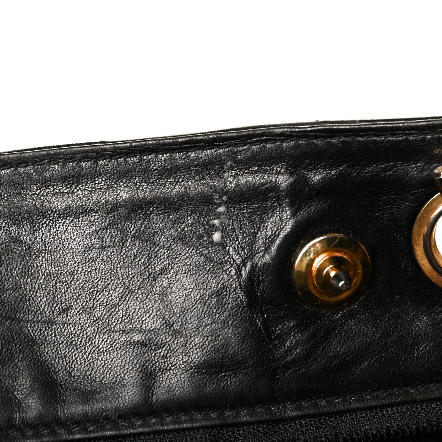 Chanel Lambskin Quilted Shopping Tote Black 3 of 8