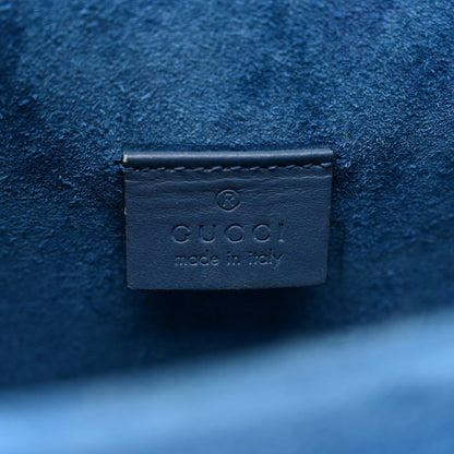 Gucci GG Supreme Monogram Blooms Mini Dionysus Shoulder Bag Beige Navy Vintage Blue 6 of 12