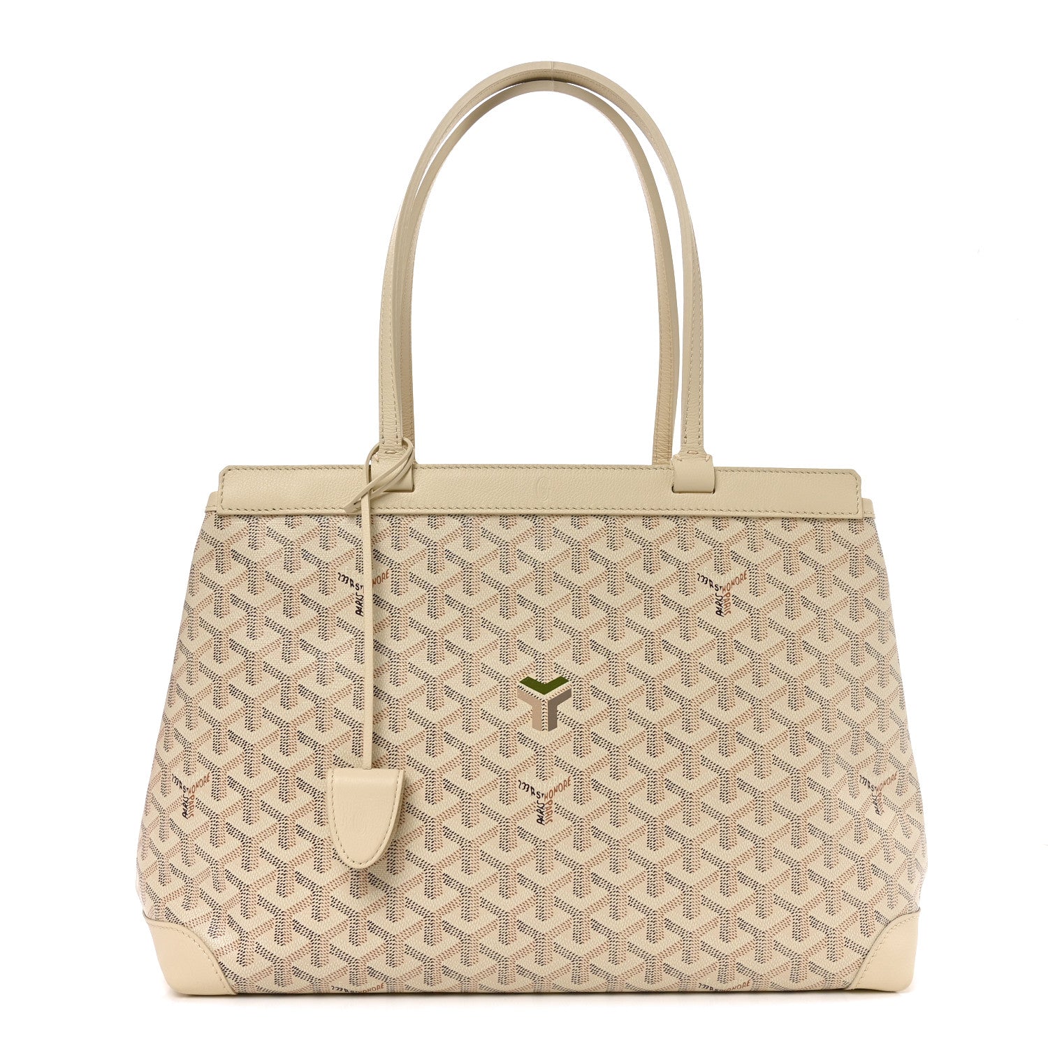 Goyard Goyardine Bellechasse Biaude MM Tote Sand 1 of 9