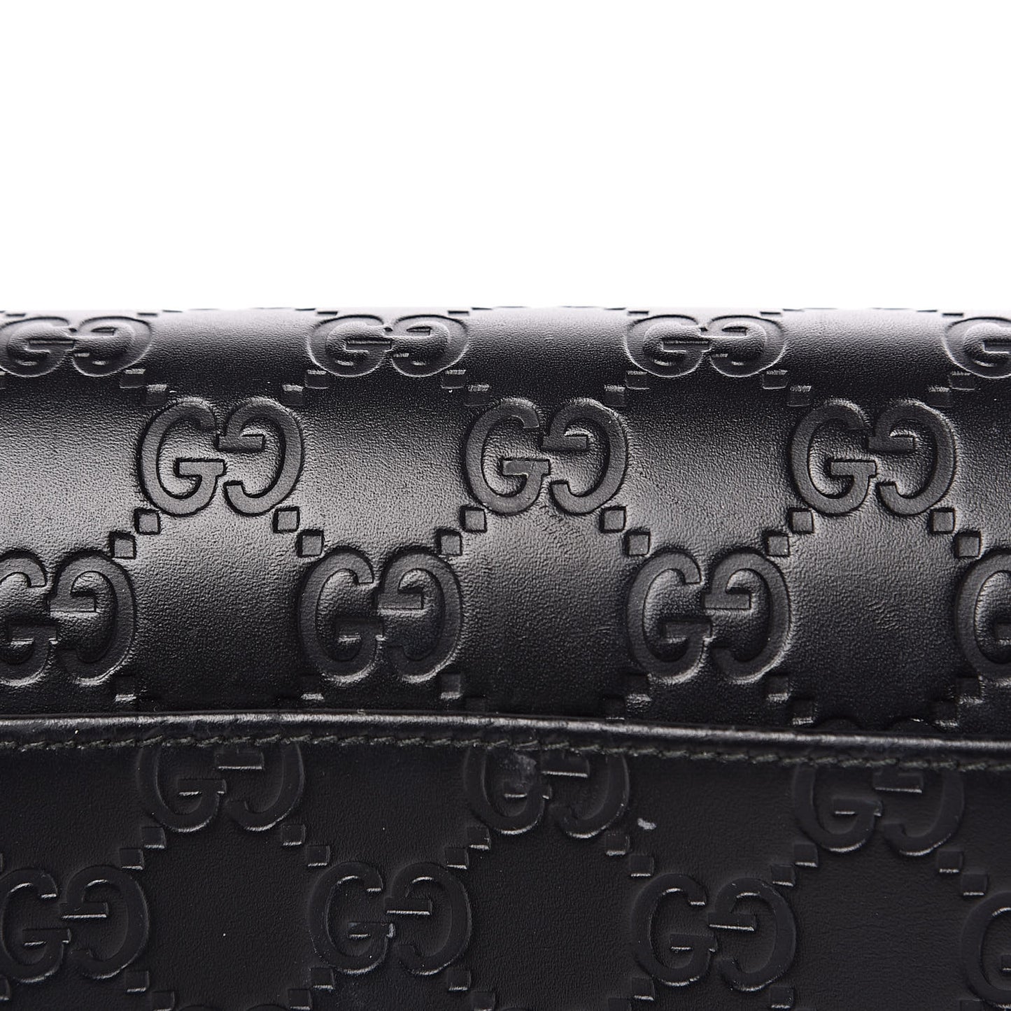 Guccissima Clutch Black