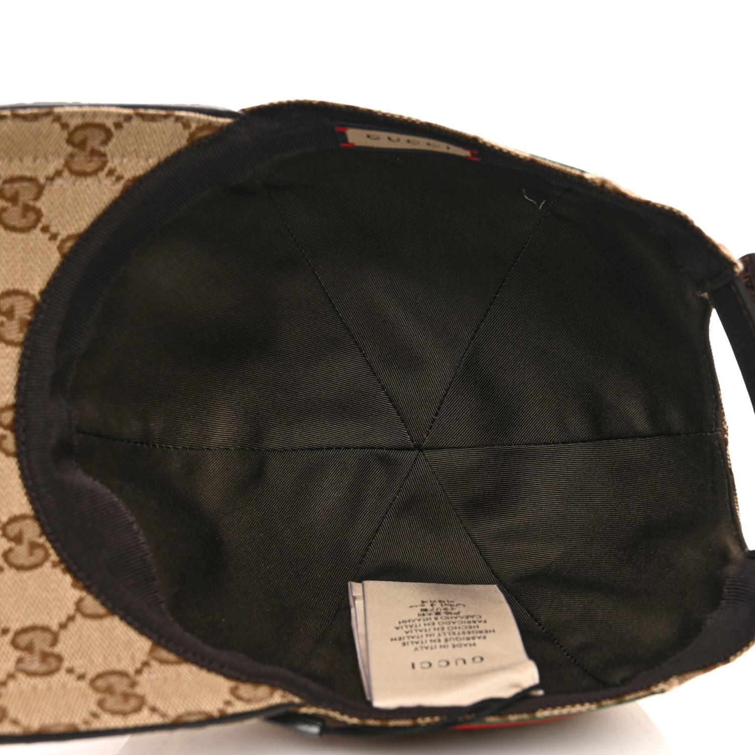 Gucci Monogram Web Baseball Hat L Beige Cocoa 7 of 9