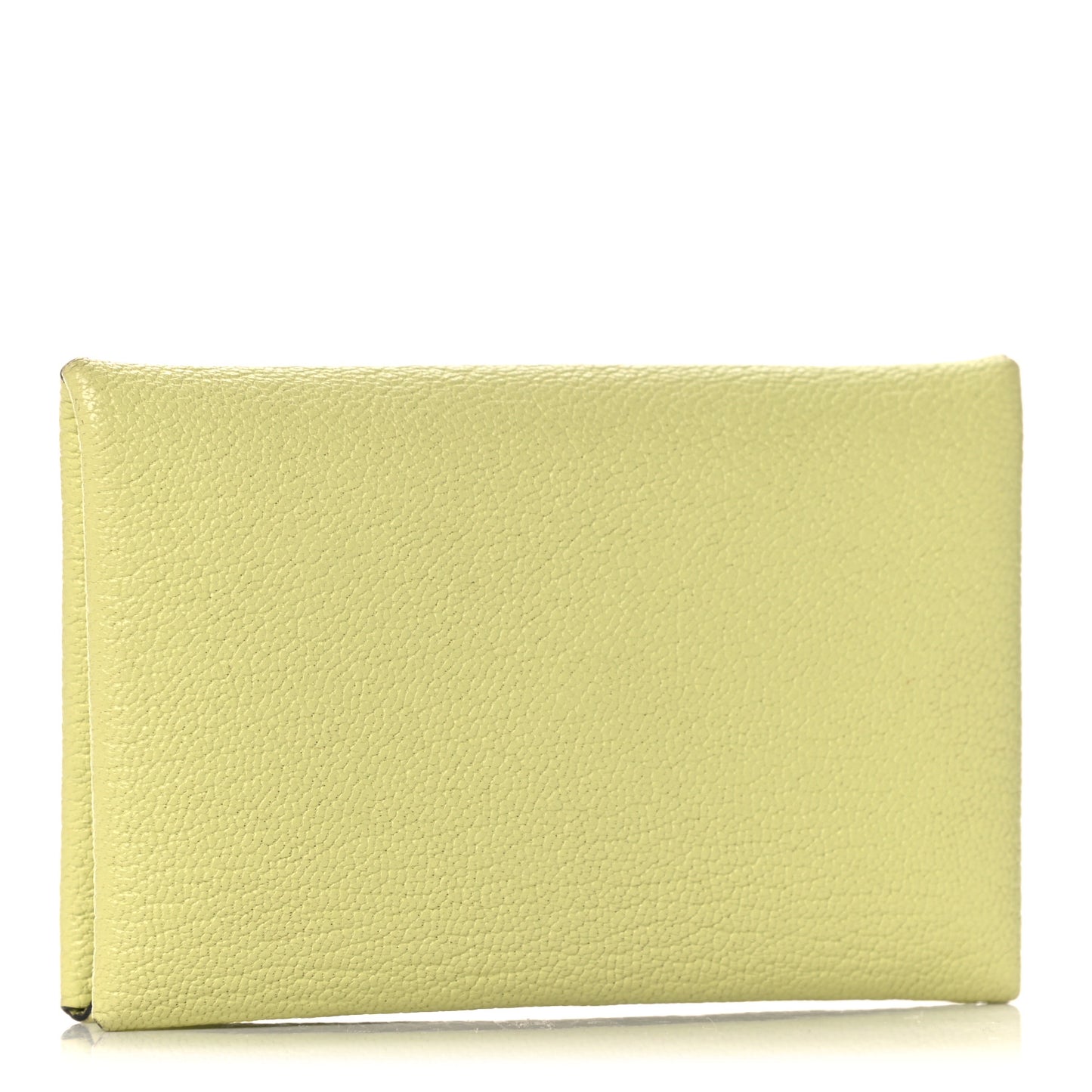 Chevre Mysore Calvi Card Case Jaune Bourgeon