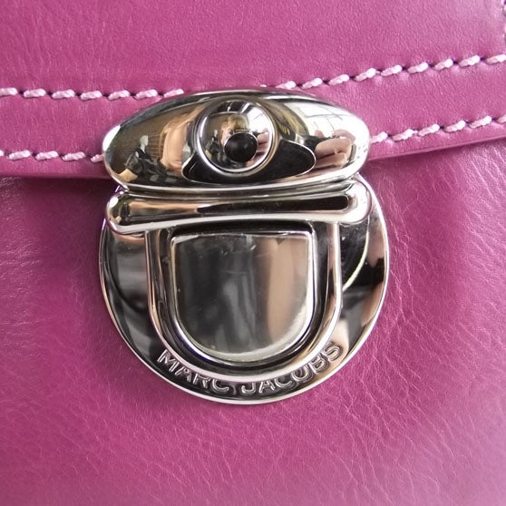 Marc Jacobs Leather Sophia Hobo Violet 6 of 10