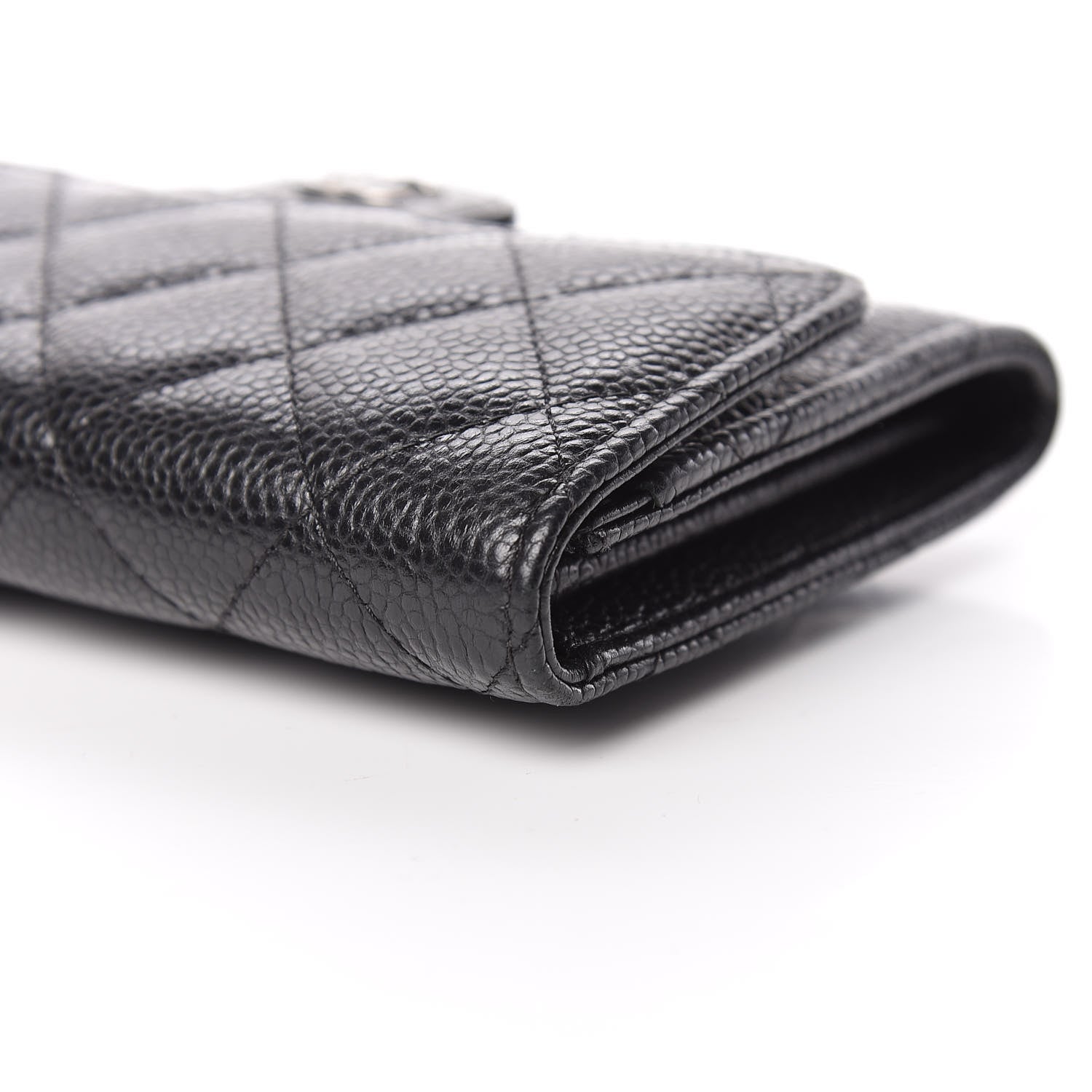 Chanel Caviar Quilted Small Flap Wallet Black 9 of 13