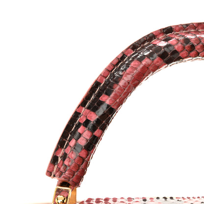 Louis Vuitton Taurillon Snakeskin Capucines BB Pink 12 of 12