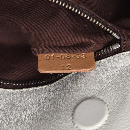 Chloe Lambskin Saskia Satchel White 6 of 9