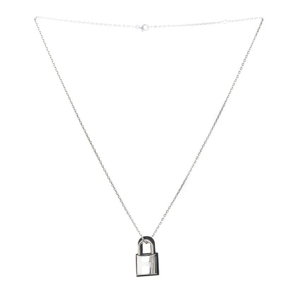Hermes Swift Small O'Kelly Pendant Necklace Black 3 of 8