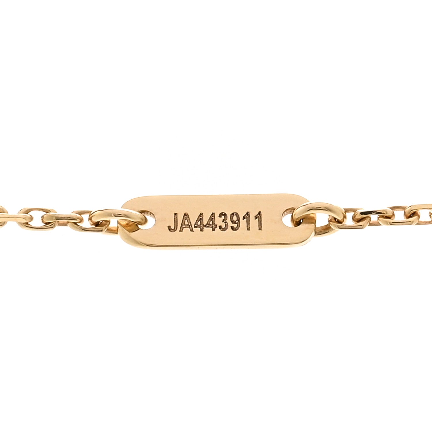 Van Cleef & Arpels 18K Yellow Gold Mother of Pearl Sweet Alhambra Pendant Necklace 5 of 6