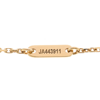 Van Cleef & Arpels 18K Yellow Gold Mother of Pearl Sweet Alhambra Pendant Necklace 5 of 6