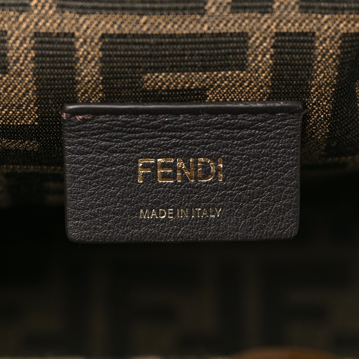 Fendi Shiny Nappa Medium Fendi First Black 6 of 10