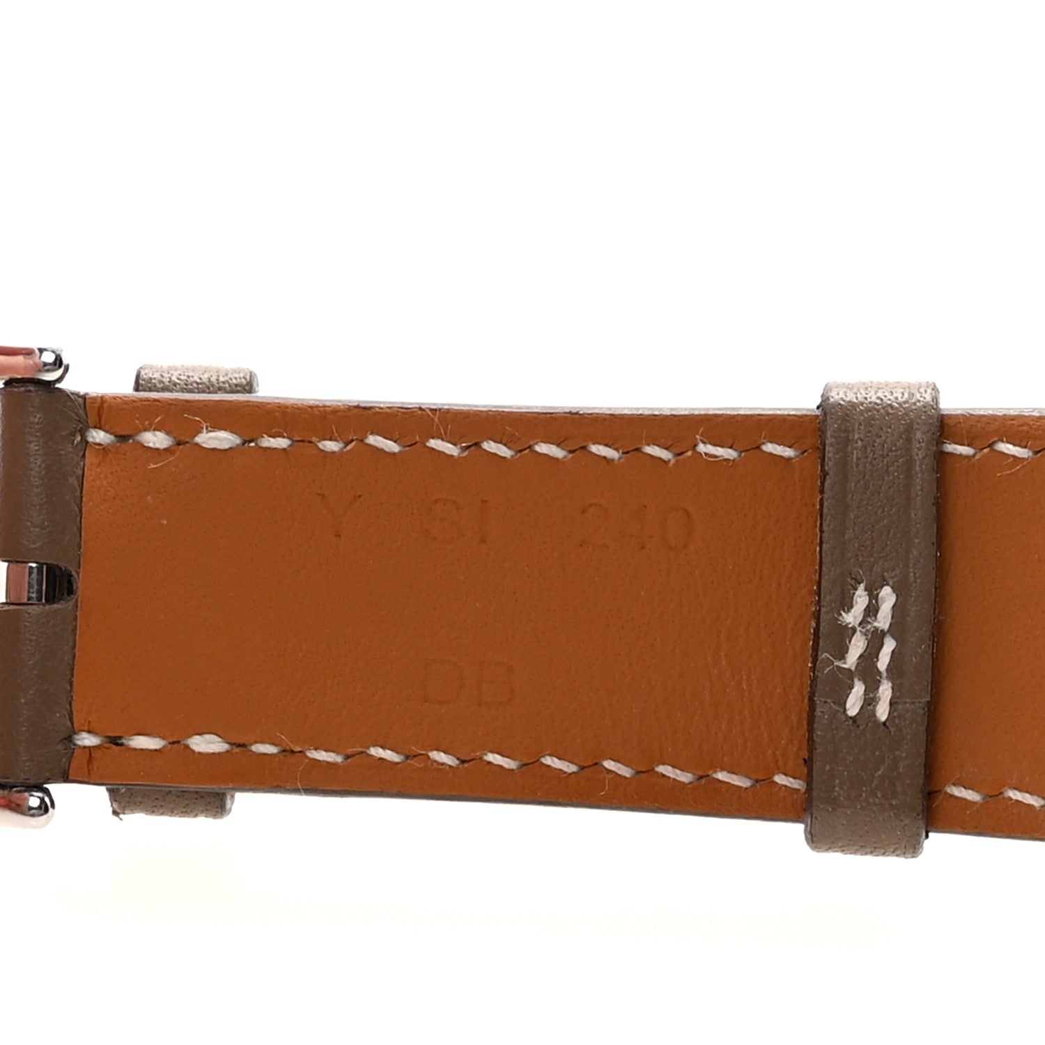 Hermes Swift 38mm Apple Watch Double Tour Band Etoupe 4 of 5
