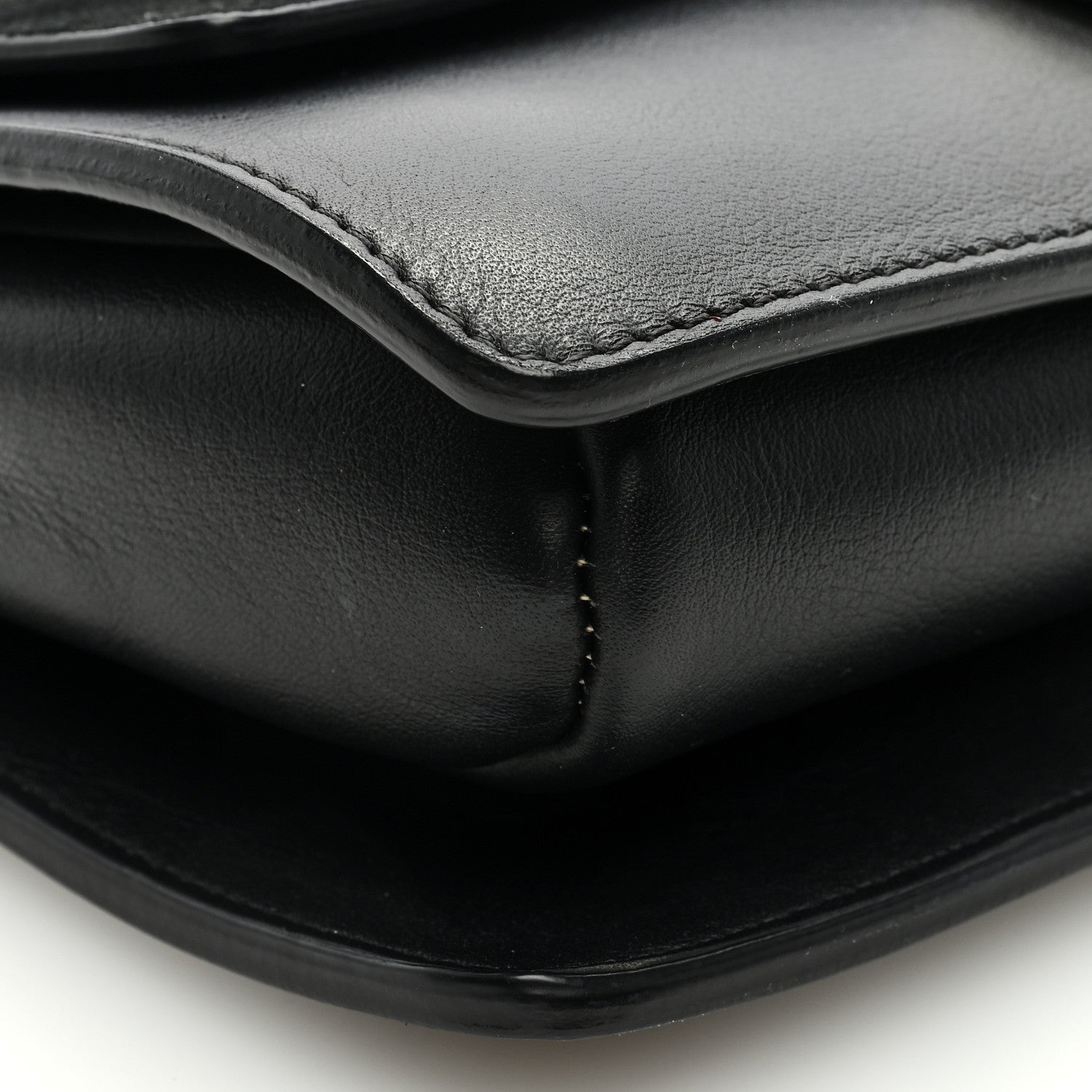 Chloe Suede Calfskin Small Faye Shoulder Bag Black 7 of 8