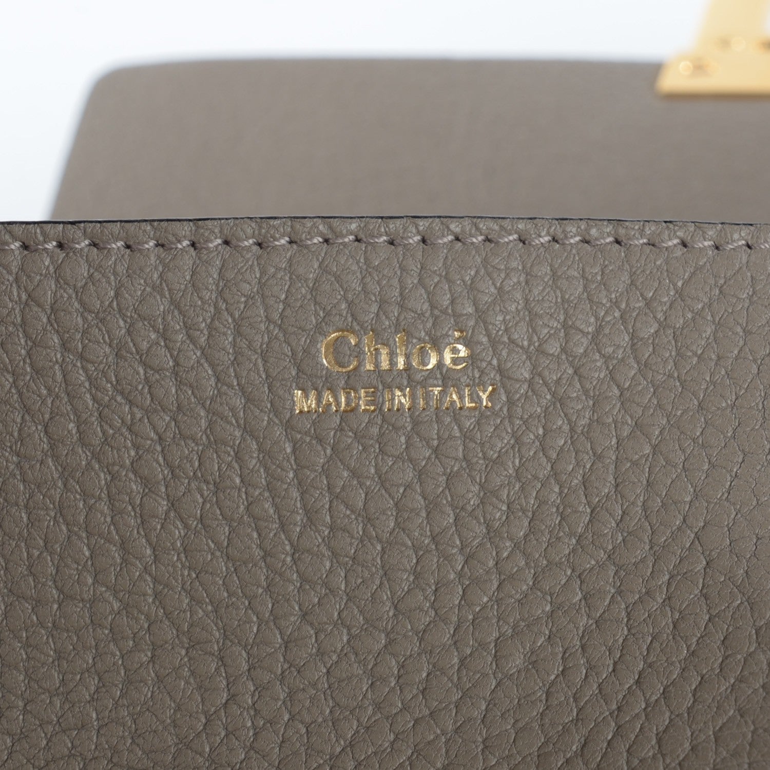 Chloe Grained Lambskin Drew Shoulder Bag Motty Grey 5 of 7