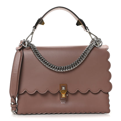 Fendi Vitello Liberty Scalloped Studded Kan I Shoulder Bag English Rose 1 of 10