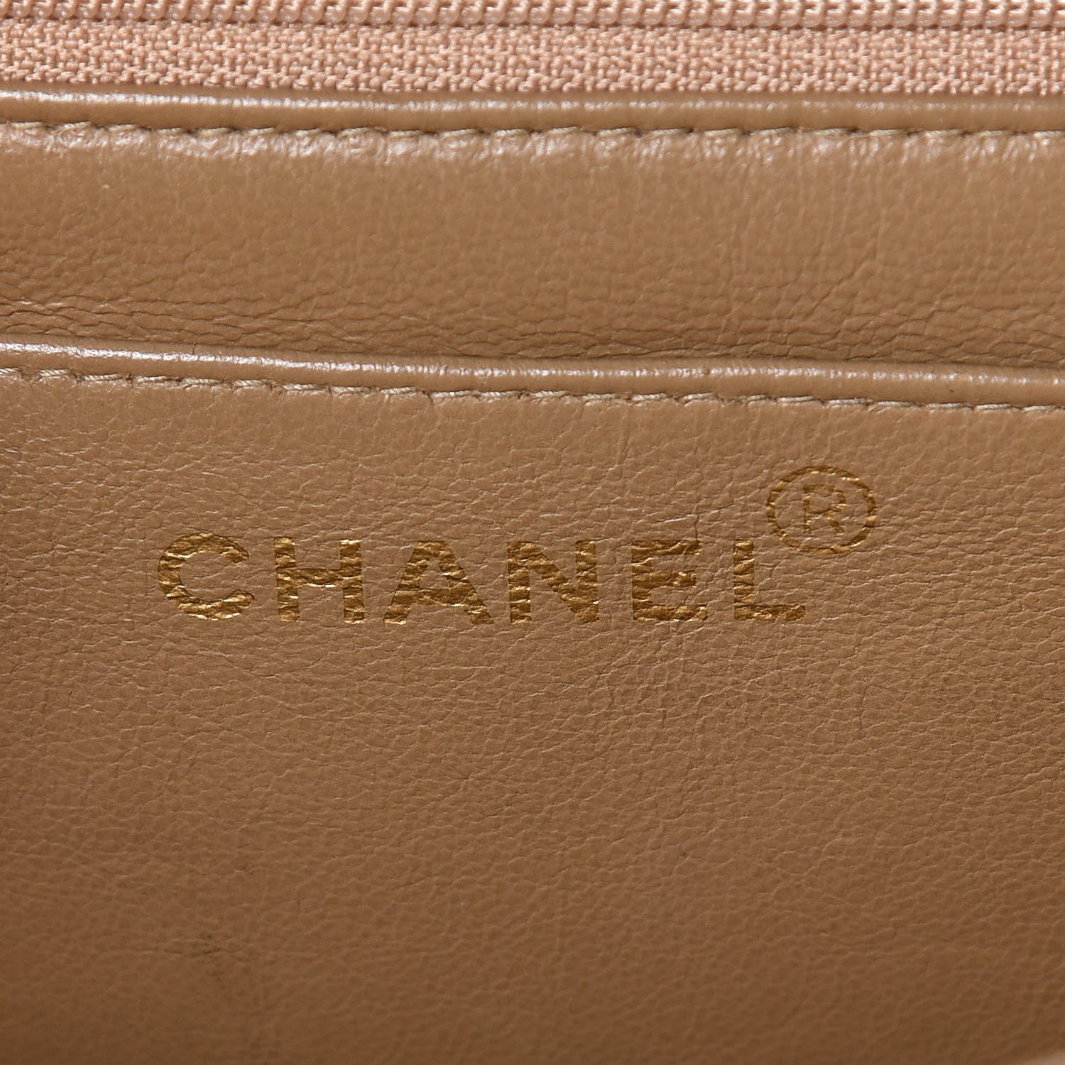 Chanel Lambskin Horizontal Quilt Jumbo Single Flap Beige 7 of 19