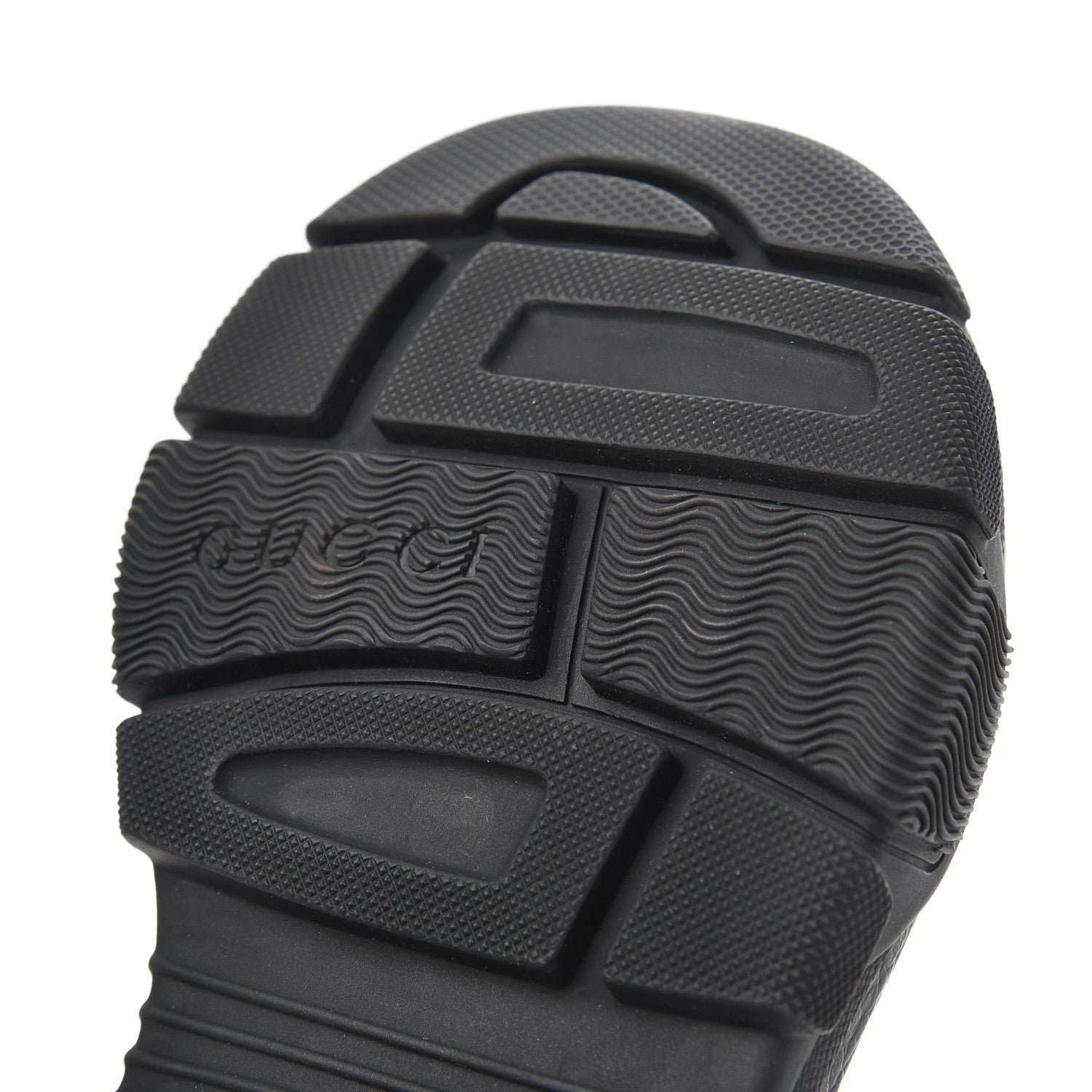 Gucci Nappa Mesh Crystal Embellished Studded Womens Aguru Sandals 37 Pink Black 13 of 15