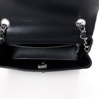 Chanel Lambskin Quilted Mini Rectangular Flap Black 5 of 12