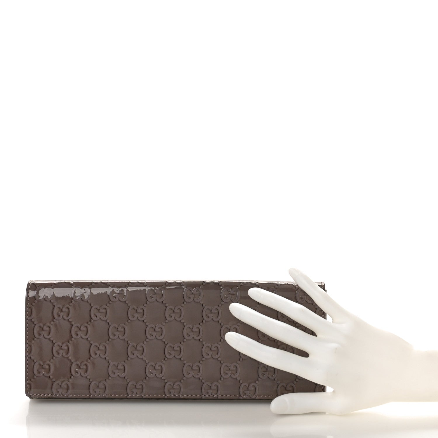 Gucci Patent Guccissima Small Broadway Clutch Lavender 2 of 10