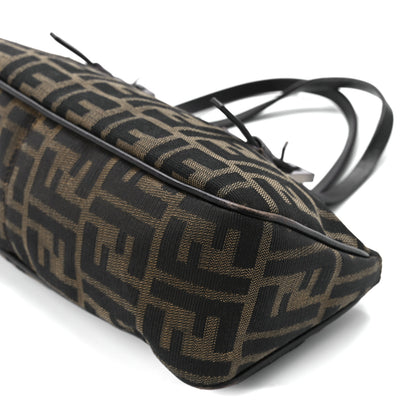Fendi Zucca Buckle Shoulder Bag Tobacco 10 of 10