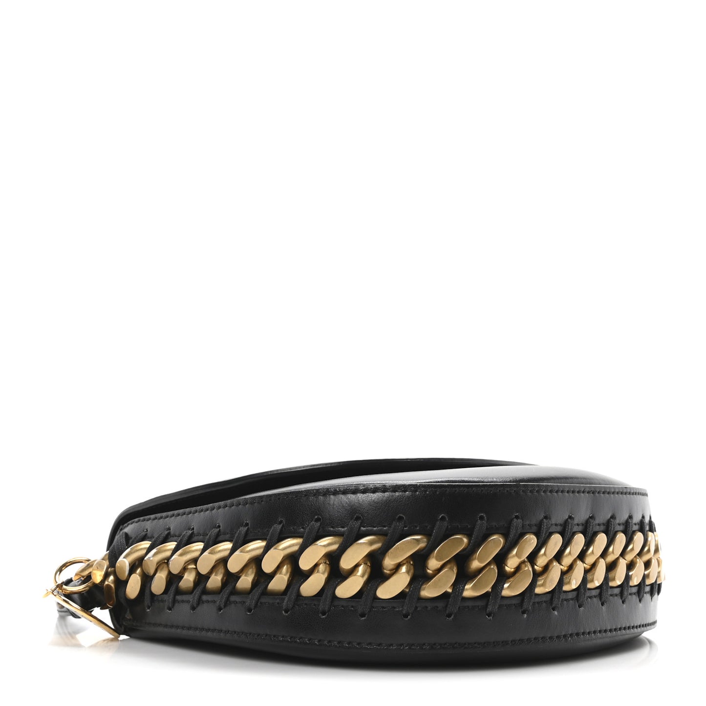 Eco Alter Nappa Medium Frayme Flap Shoulder Bag Black