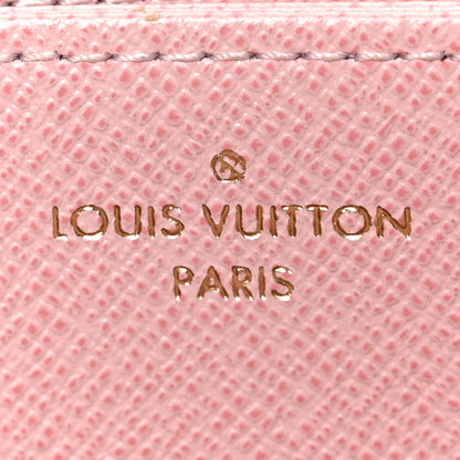Louis Vuitton Damier Azur Zippy Wallet Rose Ballerine 6 of 8