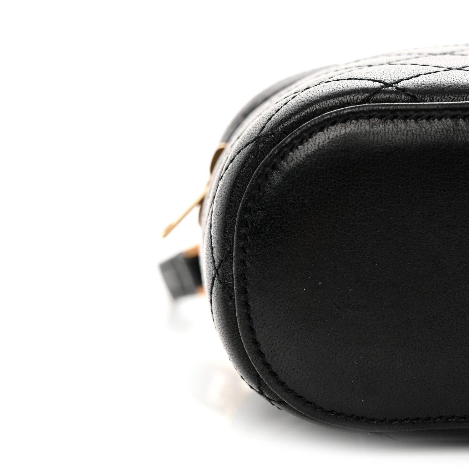 Saint Laurent Lambskin Quilted Mini Gaby Vanity Case Black 11 of 11