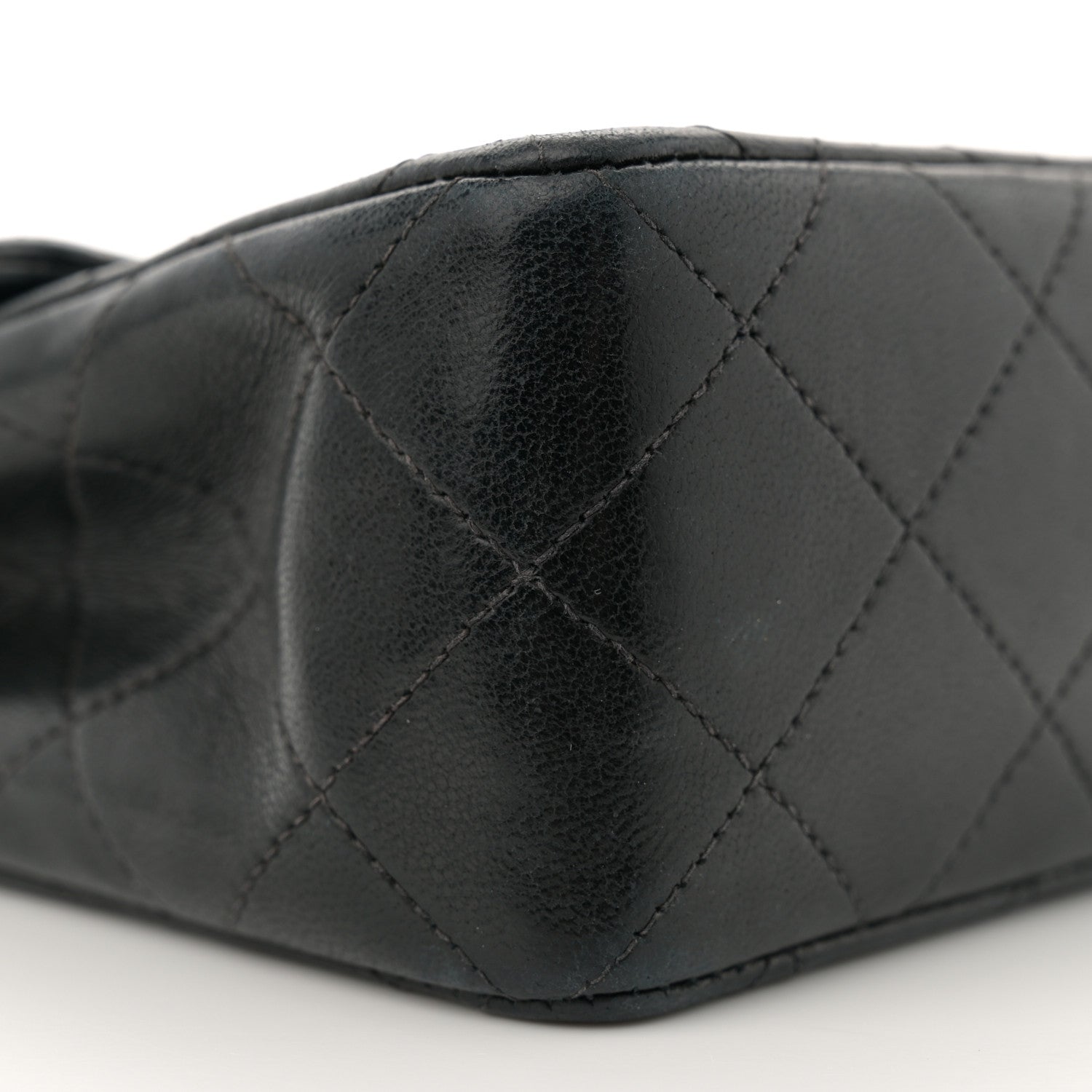 Chanel Lambskin Quilted Mini Square Flap Black 9 of 12
