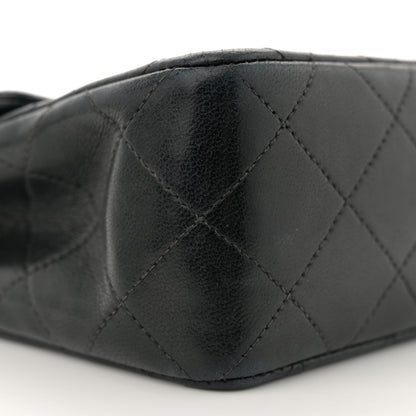 Chanel Lambskin Quilted Mini Square Flap Black 9 of 12