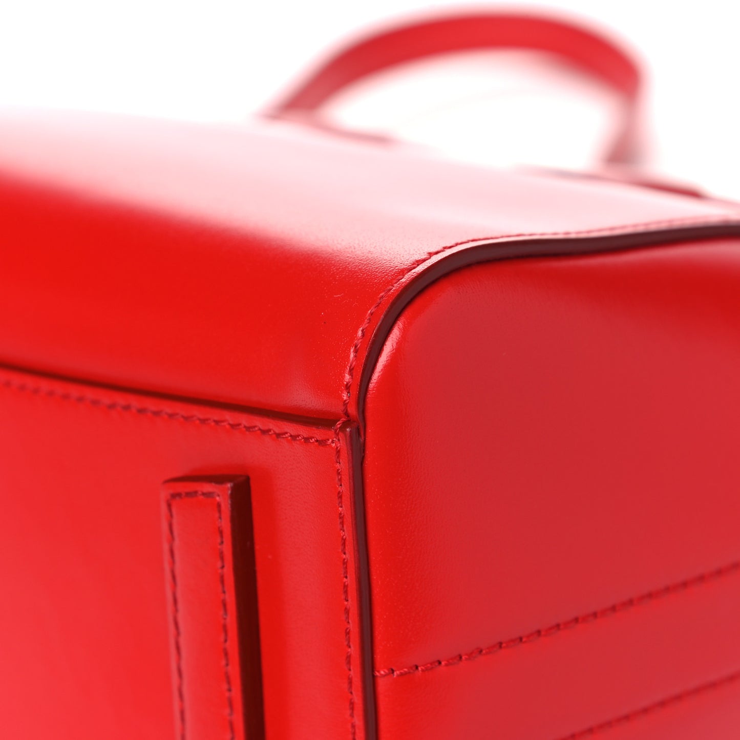 Shiny Lord Calfskin Mini Antigona Red