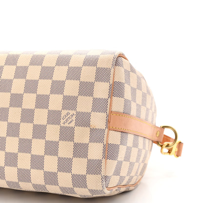 Louis Vuitton Damier Azur Speedy Bandouliere 25 10 of 14