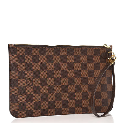 Louis Vuitton Damier Ebene Neverfull MM GM Pochette 3 of 8
