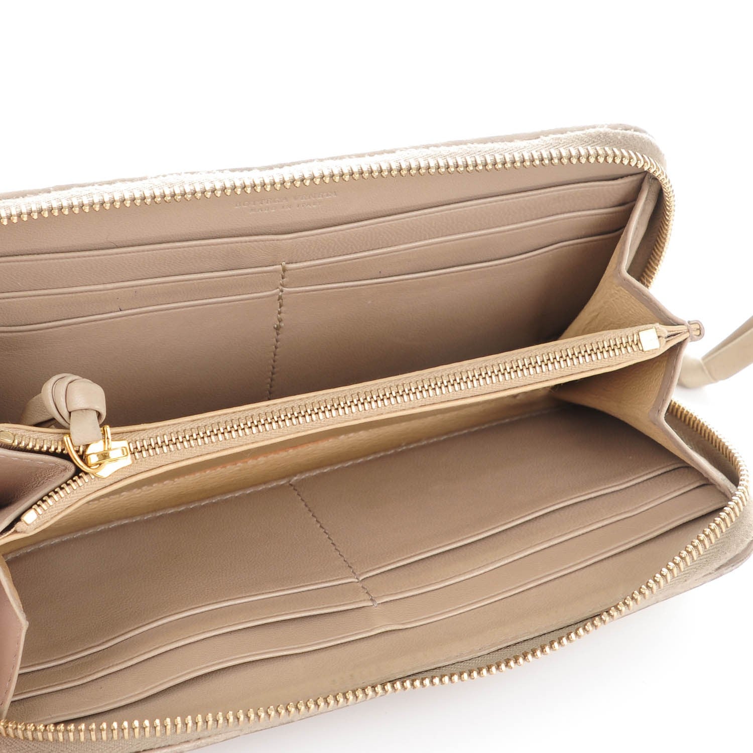 Bottega Veneta Nappa Intrecciato Zip Around Wallet Limo 5 of 9
