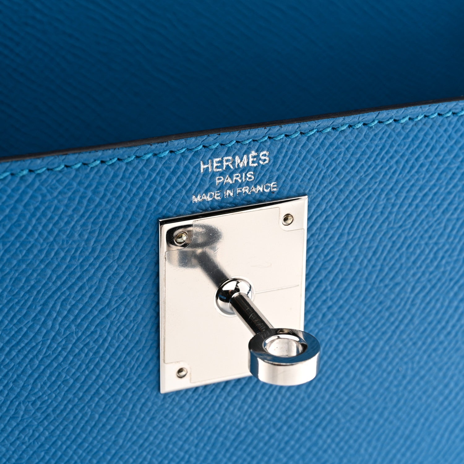 Hermes Epsom Kelly Sellier 28 Bleu Zanzibar 5 of 10