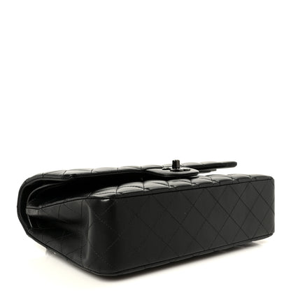 Chanel Lambskin Quilted Medium Double Flap So Black 4 of 11