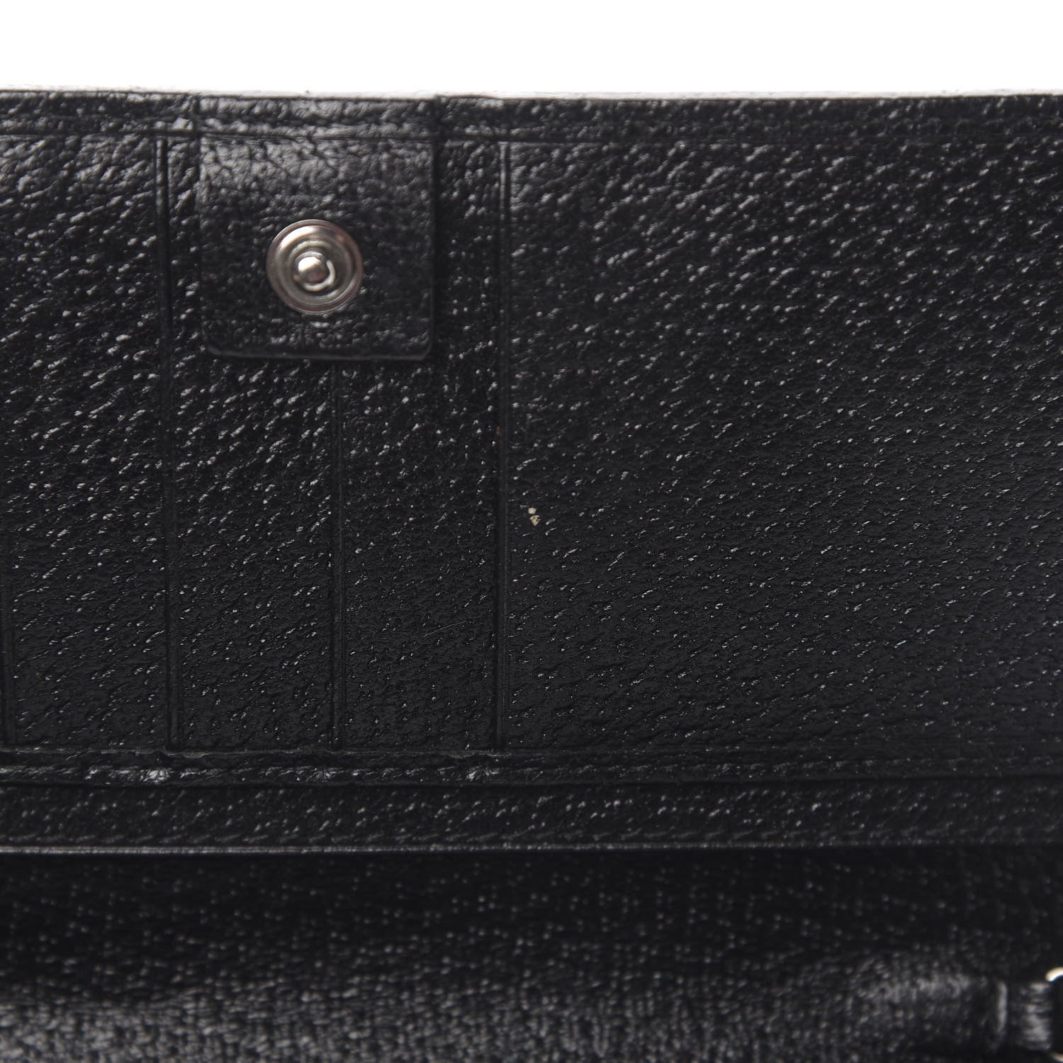 Gucci Monogram Metal Bar Chain Wallet Black 11 of 13