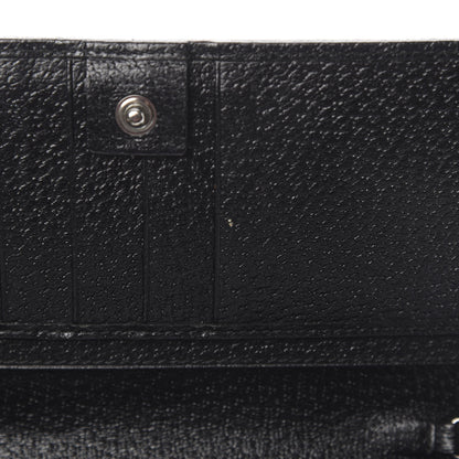 Gucci Monogram Metal Bar Chain Wallet Black 11 of 13