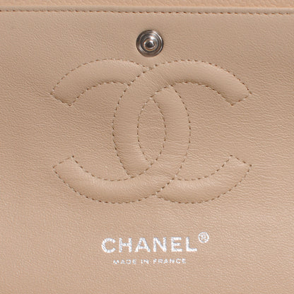 Chanel Caviar Quilted Medium Double Flap Beige Clair 6 of 8