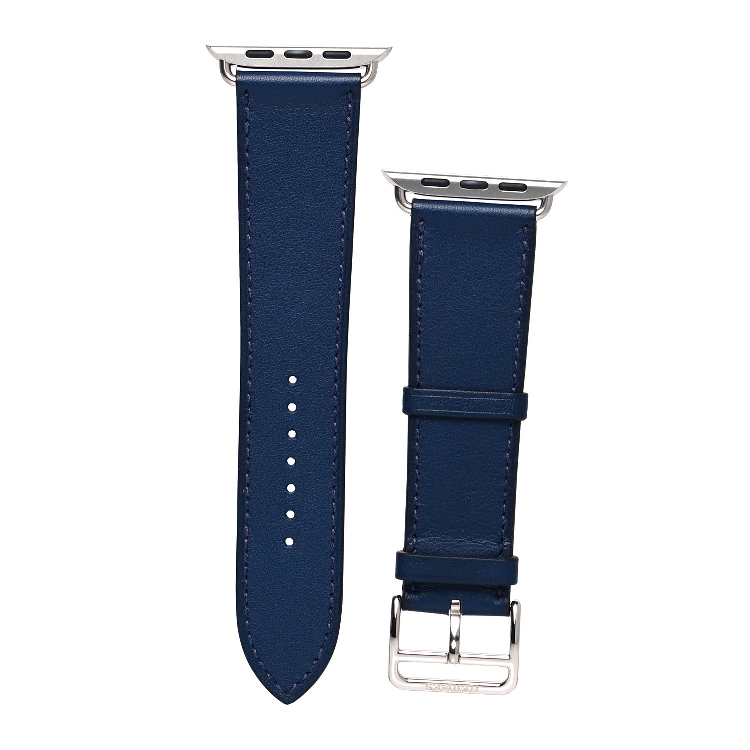 Hermes Swift 44mm Apple Watch Single Tour Band Bleu 1 of 4