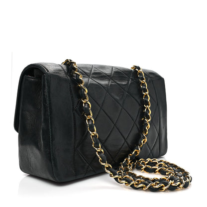 Chanel Lambskin Quilted Small Single Flap Black 2 of 7