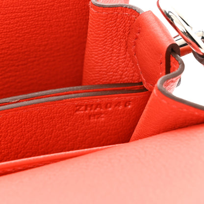 Hermes Evercolor Mini Sac Roulis Capucine Terre Battue 7 of 11