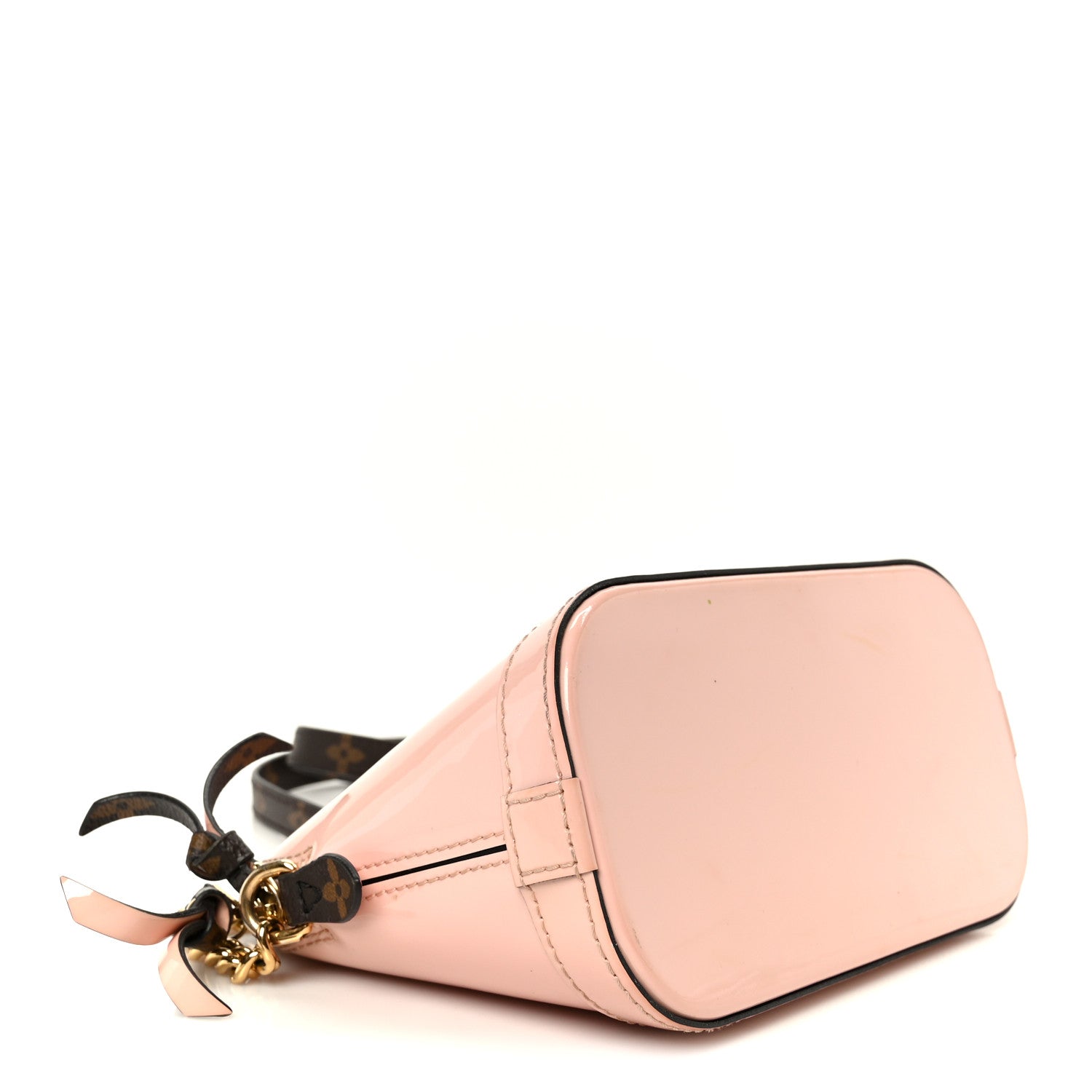 Louis Vuitton Vernis Monogram Alma Mini Rose Ballerine 4 of 10