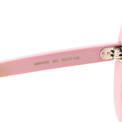 Gucci Acetate Oversize Square GG0472S Sunglasses Pink 5 of 8