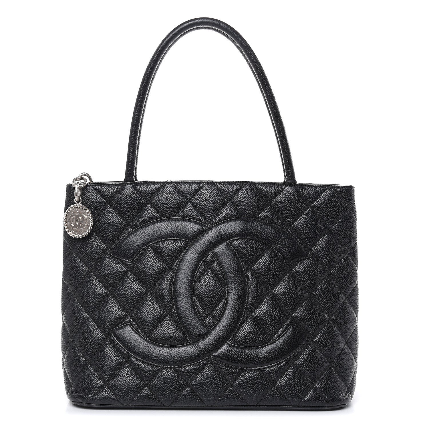 Chanel Caviar Quilted Medallion Tote Black 1 of 18
