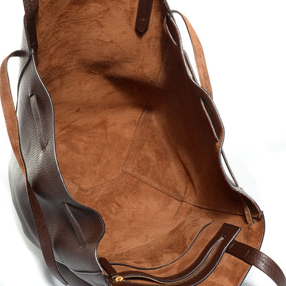 Celine Soft Grained Calfskin Medium Cabas Phantom Brown 5 of 9