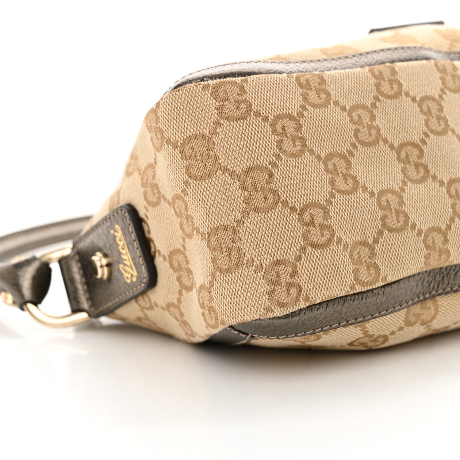 Gucci Monogram D Ring Abbey Pochette Pewter 9 of 11