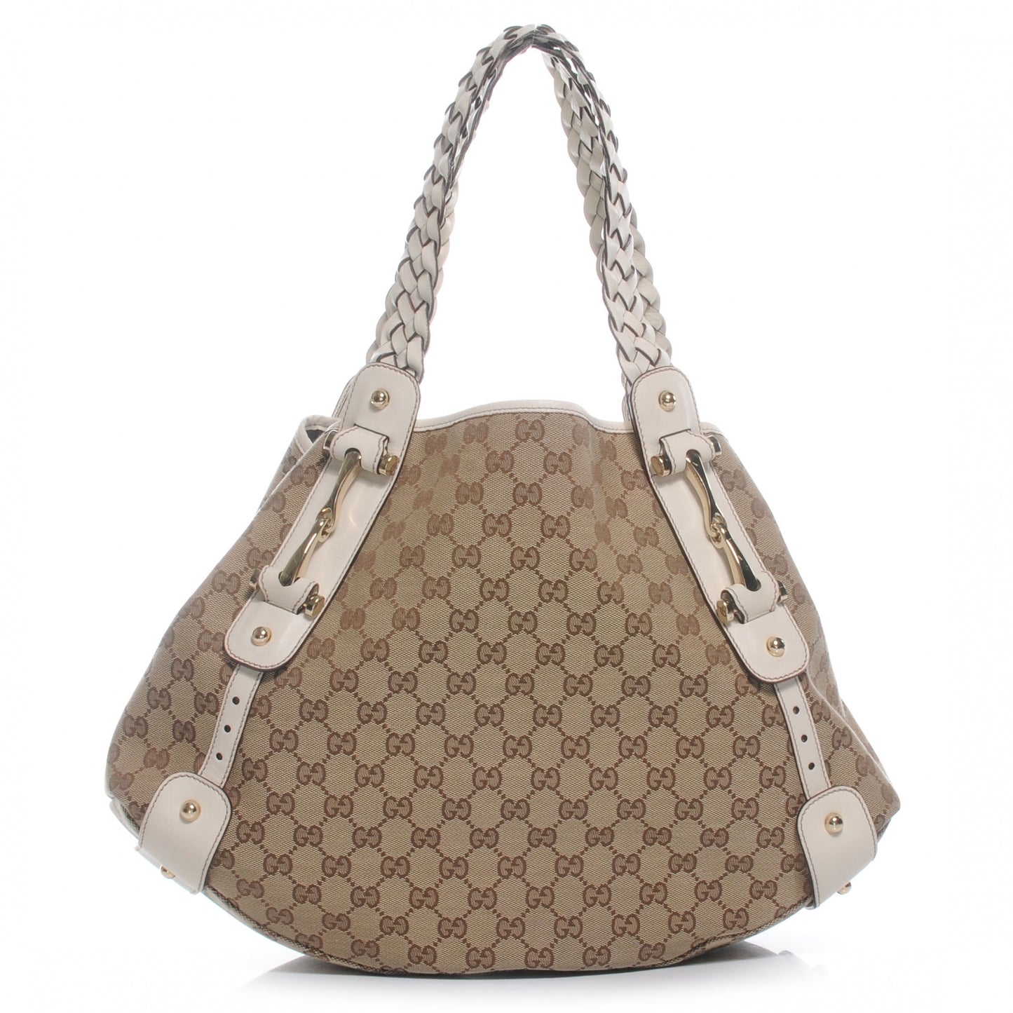 Monogram Pelham Medium Shoulder Bag White