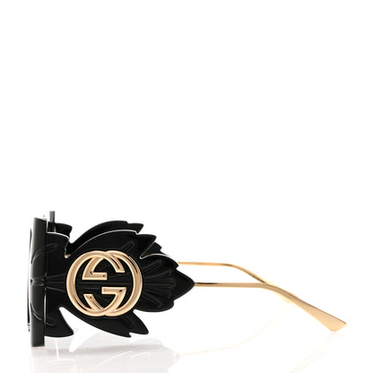 Gucci Acetate Square Frame Wing Sunglasses GG0535S Black 3 of 9